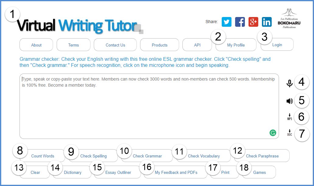 Grammar check. English Grammar check. Check English Grammar online. Writing Tutor.